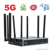 5G CPE Mesh Wifi Router รองรับ 5G 4G 3G AIS,DTAC,TRUE,NT, 8 External Antenna Indoor and Outdoor WiFi-6 Intelligent Wireless Access router (IOT)