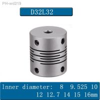 1PCS D32L32 CNC Parallel Slit Enoder Flexible Shaft Coupling Motor Aluminum Alloy Coupler 8 10 12 12.7 14 15 16MM