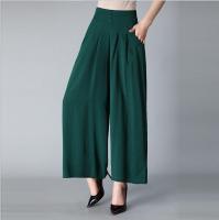 พร้อมส่งจากไทยZASHION กางเกงขายาวทรงบาน Womens Culottes Wide Leg Pants