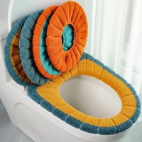 Universal Soft Toilet Seat Cover Comfortable Winter Warm Reusable Toilet Mat Seat Case Toilet Lid Cushion Pad Bathroom Supplies Toilet Covers