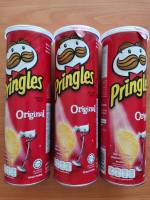 พริงเกิลส์ มันฝรั่งดั้งเดิม 107 กรัม  Pringles ORIGINAL CHIPS 107 g ใหม่