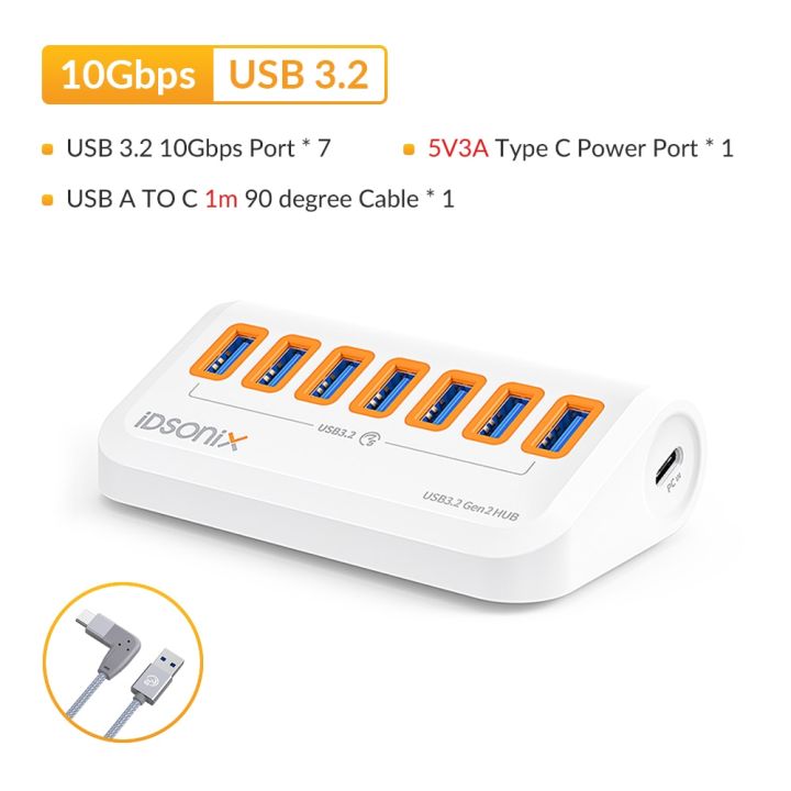 idsonix-ประเภท-c-usb-3-2ฮับแท่นวางมือถือ10gbps-ช่องเสียบสวิทช์สลับสัญญาณหลายพอร์ตซ็อกเก็ต-gen2-usb-a-สำหรับ-sur-แล็ปท็อปแมคบุ๊คพีซี