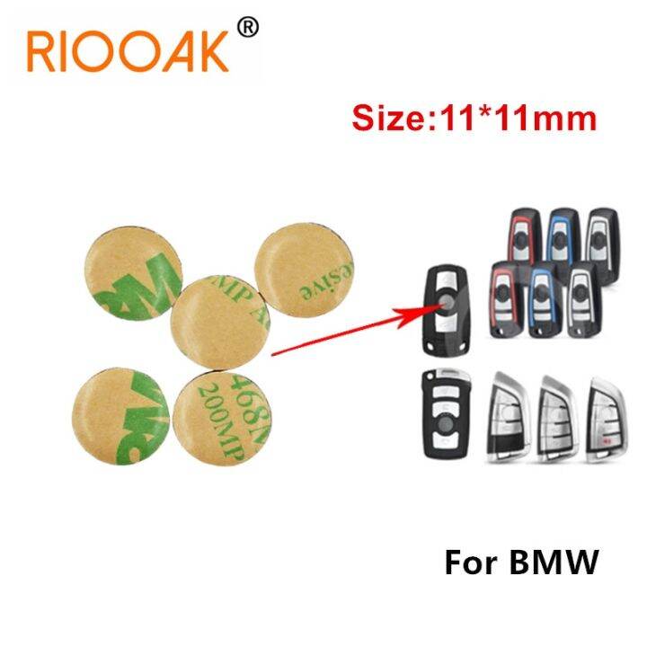11/14mm Remote Car Key Emblem Metal Sticker Logo Decal For BMW X1 X2 X3