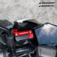 สำหรับฮอนด้า CB500X CB500F 2013 2014 2015 2016 2017 2019ด้านหน้า CNC น้ำมันเบรกหมวกปกโทกระบอกอ่างเก็บน้ำน้ำมันเสียบ