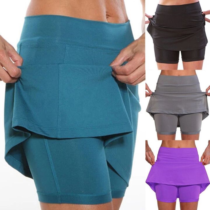 5colors-womens-fashion-solid-color-running-skirt-with-pockets-tennis-golf-sports-hot-workout-shorts-gym-skirt-s-5xl