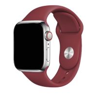 สายซิลิโคนสำหรับสายคาด Apple Watch 44มม. 40มม. 42มม. Ultra 49มม. 8 3 4 5 6 SE สายนาฬิกาข้อมือ Correa IWatch Series 7 41มม. 45มม.