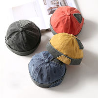 Honnyzia Shop Hat Male Retro Patch Hole Hat Cowboy Hat Female Tide Hip Hop Hat