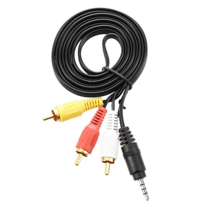 4-9ft-3-5mm-plug-to-3-rca-male-adapter-av-extension-cable-for-tv-vcd-dvd