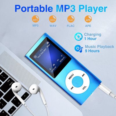 เครื่องเล่นเพลง MP3แบบพกพา Bluetooth Lossless คุณภาพเสียงเครื่องบันทึกขนาดเล็กการ์ด TF 32GB,FM,หูฟัง,Walkman มัลติฟังก์ชั่น