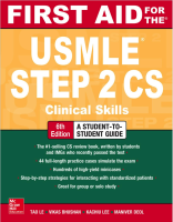 First Aid for the USMLE Step 2 CS, 6ed - ISBN : 9781260288186 - Meditext