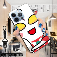 Mop Mall เคสสำหรับ Apple iPhone 15 Pro Max 15 Pro แหวนใส่นิ้วสายคล้องคอรูปการ์ตูนเด็กผู้ชายซูเปอร์แมน Ultraman เคสเคสซิลิโคน TPU นิ่มกันกระแทกฝาหลัง