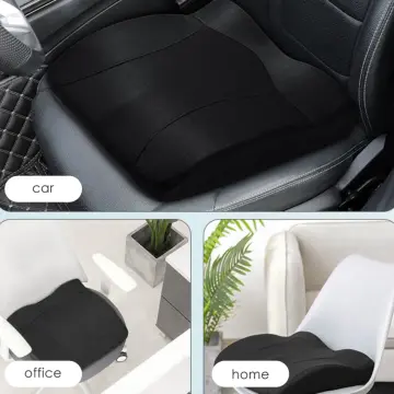 Car Booster Seat Cushion For Driver Hip Pain Raised Memory Foam Height Seat  Protector Washable Cover For Short People Pad Mats