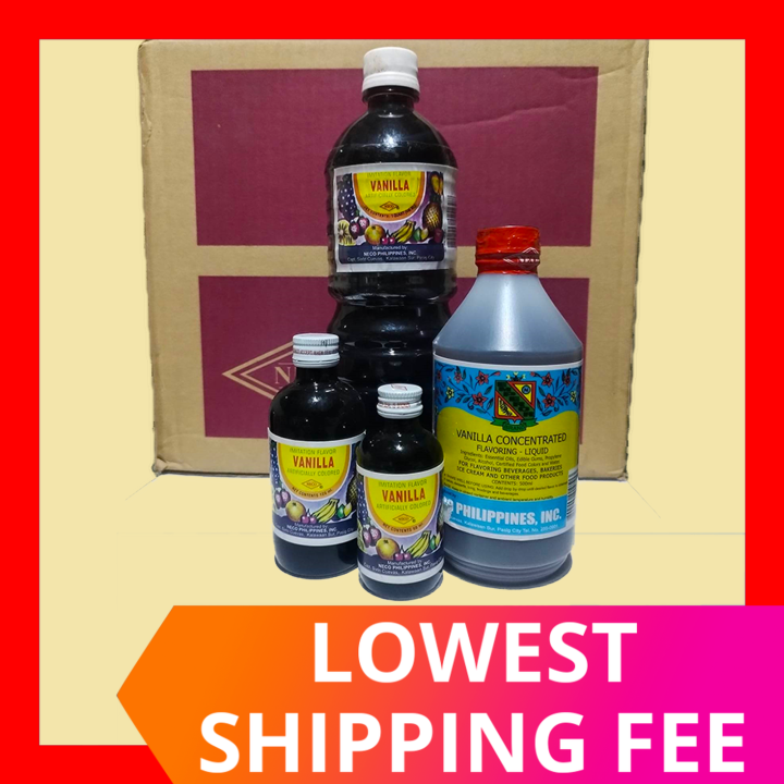 NECO VANILLA SYRUP CONCENTRATE FLAVOR 946ml 60ml 120ml 500ml for Coffee