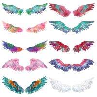 Beautiful Cute Wings Child heat transfer Stickers Appliques for Clothing Iron on Patches application of one Custom Patch Tops  Furniture Protectors  R