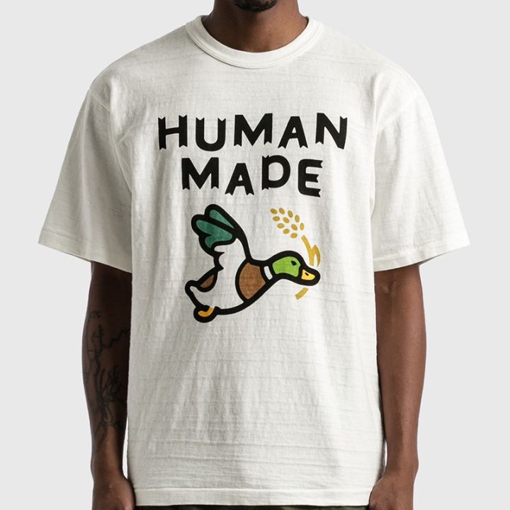 READY STOCK】 Human Made Flying Duck Duck Wheat Tee Duck Retro