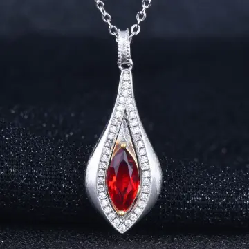 Real ruby clearance necklace for sale