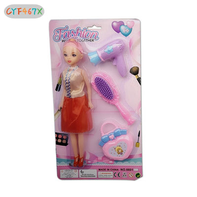 ชุดชุดตุ๊กตา Barbie CYF จำลองตุ๊กตาแอ็คชั่นชีวิตเปลี่ยนได้ชุดของเล่นบ้านเล่นร่วมเครื่องประดับตามธีมสำหรับเด็กเล็กเด็กผู้หญิงใหม่