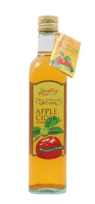 พร้อมส่ง APPLE CIDER VINEGAR , Happy MATE ,แอปเปิ้ลไซเดอร์ 500ML,จาก แอปเปิ้ลอินทรีย์ ช่วยย่อย บำรุงระบบทางเดินอาหาร