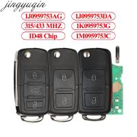 Fkam jingyuqin กุญแจรีโมท315434เมกะเฮิร์ตซ์ ID48สำหรับโฟล์คสวาเกน VW g olf 4 5 6 J Etta P assat CC Tiguan โปโลด้วง T Ouran 1J0959753AG daaham lamci