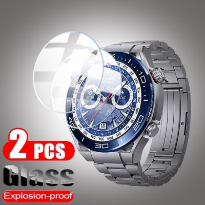 2PCS Tempered Glass for Huawei Watch Ultimate Screen Protector Protective Film on Watch Ulti Mate Accessories 9H HD Glass