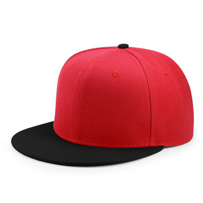 [COD] หมวกโรงงานกระดานไฟสีปรับขอบแบนหมวกเบสบอลชายหญิงหมวกแบนฮิปฮอปหมวกฮิปฮอปหลากสี