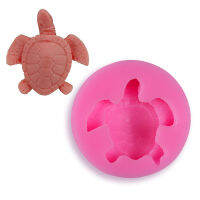 UG  Silicone Mold Cute Sea Turtle Shape Ocean Theme Cake Decoration Gum Mould