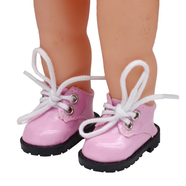 อุปกรณ์เสริมเสื้อผ้าสำหรับตุ๊กตาเด็กผู้หญิงอเมริกันขนาด14-5นิ้ว5-5-2-5ซม-สำหรับตุ๊กตา-exo-รองเท้าบูท-martin-สูง