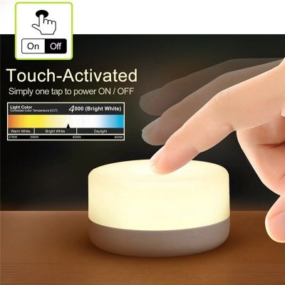 เด็กไฟกลางคืน Eye Protection Touch Control กันน้ำ USB ชาร์จความเข้มแสงแบตเตอรี่แม่พิมพ์ไร้สาย Led ไฟกลางคืน S สำหรับโคมไฟข้างเตียงเด็กให้นมบุตร Dimmable โคมไฟ