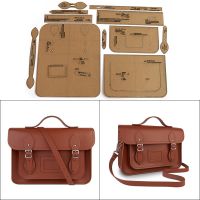 diy handmade leather tool messenger bag document bag pattern drawing pattern pattern design template mens bag kraft paper mold