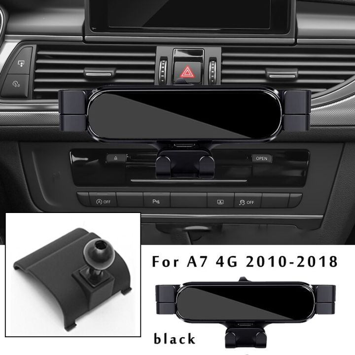 ที่วางโทรศัพท์ในรถสำหรับ-audi-a6-c7-c8-a7-sportback-4g-4k-ขายึดแต่งรถขาตั้ง-gps-อุปกรณ์เสริมสนับสนุนโทรศัพท์มือถือที่หมุนได้