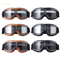 ❀✴ Retro รถจักรยานยนต์ Goggles แว่นตา Vintage Moto Classic Goggles สำหรับกีฬากลางแจ้ง Dropship