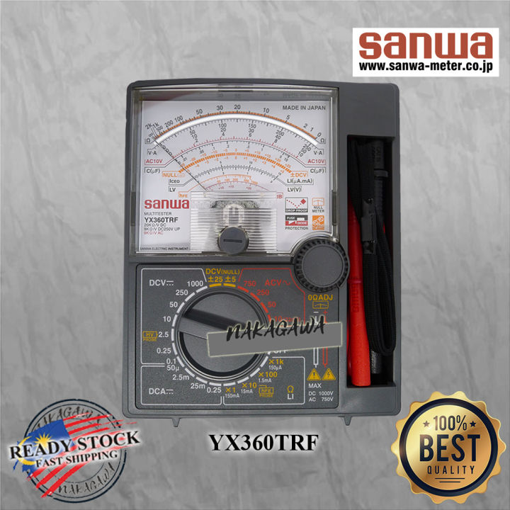 Sanwa Yx 360trf Analogue Multimeter Yx360trf Original Lazada 9024