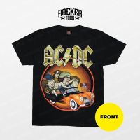 Ready Stock [1070] ACDC - 666 hells-เสื้อยืดสีดำ Baju band legen ROCK