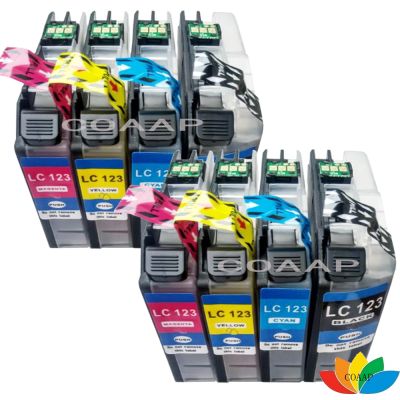 4pk LC121 123 125 127 129 XL Ink Cartridge for Brother DCP J552DW J752DW J132W MFC J470DW J650DW J4410DW Printer Ink Cartridges