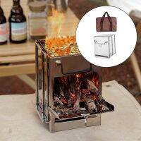 Moon STARer Camping Firewood Stove Stainless Steel Picnic Wood Stove