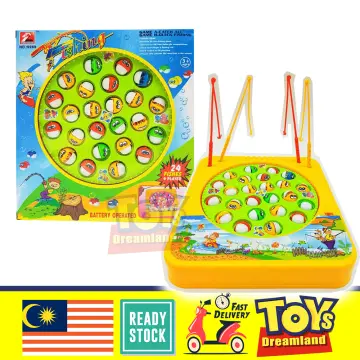 EARLY LEARNING KIDS TOYS BABY SHARK SERIES KIDS FISHING GAMES WITH POOL