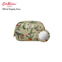 Cath Kidston Classic Make Up Case Summer Birds Green กระเป๋า กระเป๋าเครื่องสำอาง กระเป๋าสีเขียว กระเป๋าลายดอกไม้ กระเป๋าแคทคิดสตัน