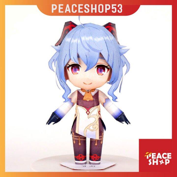 Mô hình giấy Ganyu Chibi Game Genshin Impact TS13 | Lazada.vn