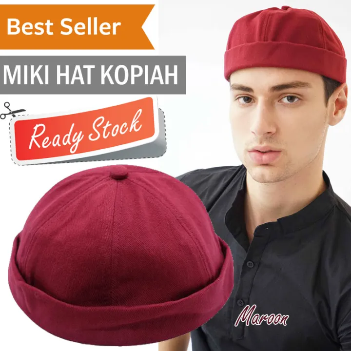 Topi Peci Miki Hat Pria Dewasa Santri Gaul Uas Kopiah Sholat Keren