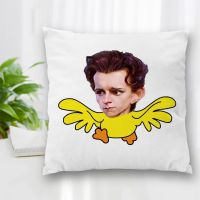 （ALL IN STOCK XZX）Custom Tom Holland Pillow Case Polyester Decorative Zipper Pillow Case Square Pillow Case 40X40cm 9.29   (Double sided printing with free customization of patterns)