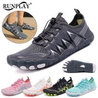 Quick Dry Beach Aqua Shoes Men Wading Sneakers Women Barefoot Water Shoes Upstream Drainage Seaside Diving Surfing Swim Sandals