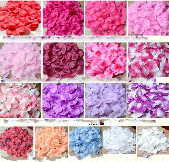 Artificial Rose Petals More or Less 100 Pieces per Pack please read