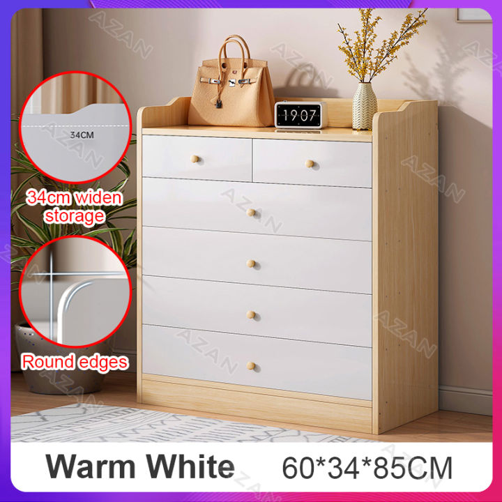 5Tiers Closet Drawer Simply Side Cabinet Sideboard Chest-drawer Storage ...