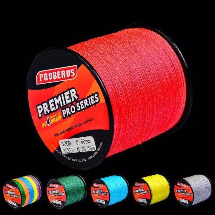 proberos-premier-300m-1ชิ้น-เส้นใยหลายเส้นแบบสำหรับถักเปียเอ็นตกปลาตั้ง4-6lb-35lb-40lb-50lb-60lb-100lb-80lb