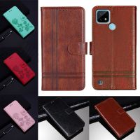 ♧ For Realme C21Y Case Wallet Flip Leather Phone Protective Shell Cover On Realme RMX3261 C 21Y C21 Y чехолна Etui Book Coque Bag