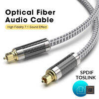 MOSHOU Optical Fiber Digital Audio Video Cables Titanium Oxyacid Free Copper Audiophile HIFI DTS Dolby 5.1 7.1 1.5M 3M 5M 8M 10M