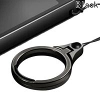 Lanyard Strap Phone Ring Desk 2 In 1 Grip Holder Metal Water Phone Support Phone Stand Desktop Mobile Phone Ring Holder