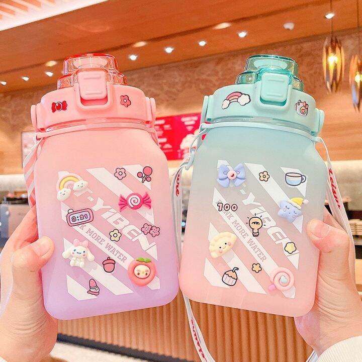 M) Bình Nước 1500ml - Bình Đựng Nước Cute Phô Mai Que - Tặng Kèm ...