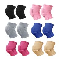 1 Pair Sports Knee Pad Gym Exercise Compression Protective Basketball Kneepad Sleeve Soft Unisex Brace Protector Pink