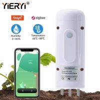 Yieryi WiFi Tuya Smart Soil Temperature Humidity Detector Wireless Plant Soil Sensor Soil Moisture Monitor for Greenhouse Plant